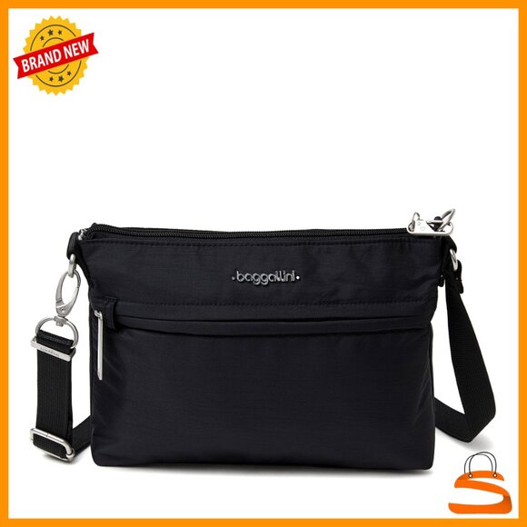 Anti-Theft Crossbody Bag with RFID Protection and Cut-Resistant Strap